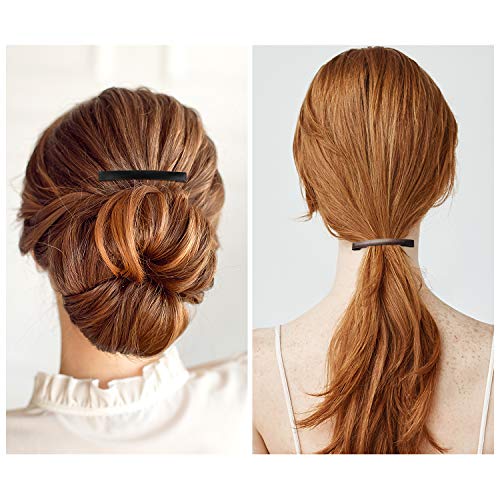 30 Pieces Open Center Metal Barrettes Anti-slip Metal Hair Clip for Women, Assorted Colors