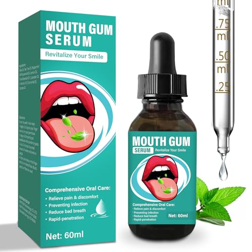Gum Restore Drops - Natural Gum Regeneration, Fresh Breath and Portable Oral Care Solution，Combats Dry Mouth, Halitosis, Tonsil Stone & Gingivitis Treatment
