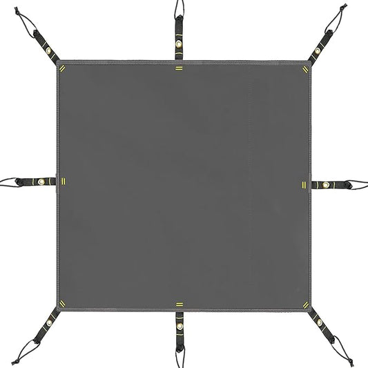 Tent Footprint Waterproof PU 3000 Easy Set up Heavy Duty Ultralight Tent Footprint for Camping,Hiking, Backpacking, Hammock, Beach Grey