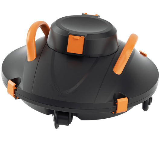 Cordless Robotic Pool Cleaner, Lasts 120 Min, Smart Sensor, Automatic Vacuum for Above-Ground Pools up to 914 Sq.ft, Portable