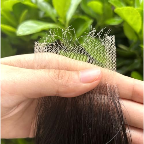 2x6 Skinlike Real HD Lace Closure Deep Parting Straight Human Hair, 0.095mm Ultra-thin HD Lace, Tiny Knots, Brazilian Virgin Hair Closure, Pre-plucked with Natural Hairline, 12inch