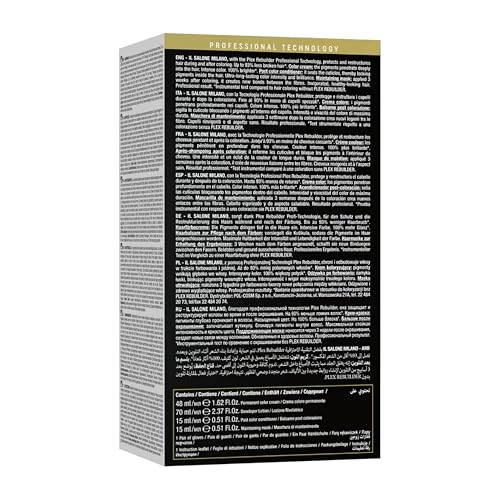 Il Salone Milano Plex Rebuilder Permanent Hair Color Cream - 12.11 Silver Platinum Hair Dye - Professional Salon - Premium Quality - Protects and Restructures - Paraffin, Paraben, Ethyl Alcohol Free