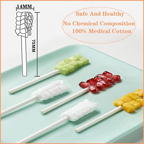 100 Pcs Baby Disposable Gauze Toothbrush,Baby Tongue Cleaner Newborn,Infant Mouth Oral Care Cleaning Swabs for 0-36 Month