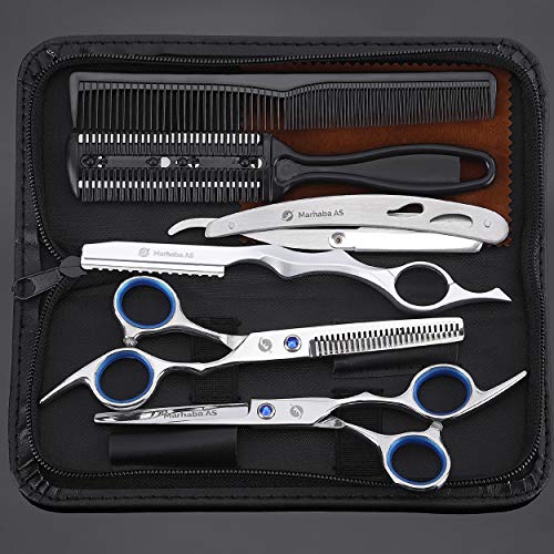 Hair Scissors –Stainless Steel Precision Kit for Dry & Wet Hair(10pc)