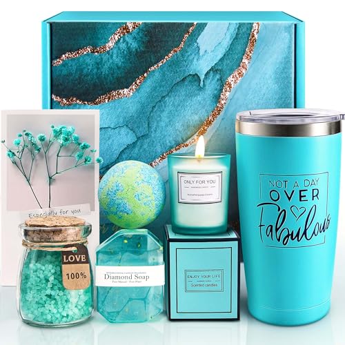 Birthday Gifts for Women, Relaxing Spa Gift Basket Set, Unique Gift Ideas for Women, Mother's Day Gifts for Mom Sister Best Friend Wife, Employee Teacher Nurse Appreciation Gifts