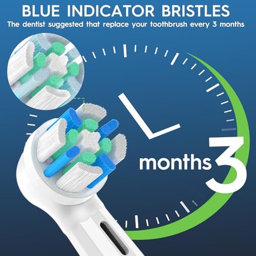 10PCS IO Replacement Heads Compatible with Oral B IO 2/3/4/5/6/7/8/9/10/Deep Clean Series Electric Toothbrush, Brush Heads Compatible with Oral B IO for Teeth Cleaning and Gum Protection (White)