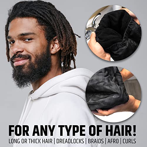 Black Shower Cap for Men