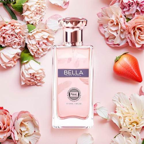 Hybrid & Company Women Bella Pour Femme Eau De Parfum Vaporisateur Natural Spray 3.4 Fl Oz
