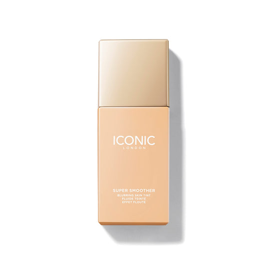 ICONIC LONDON Super Smoother Blurring Skin Tint | Light to Medium Coverage, Hydrating, Ultra-Lightweight Tinted Moisturizer, Cruelty-Free, Vegan Makeup (Neutral Fair) 1.01 Fl oz