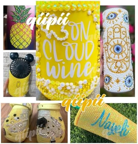 3 Boxes 24 Color 3mm 4mm 5mm Jelly Resin Rhinestones w B7000 Glue for Bedazzling Crafting Flatback Colorful Stones Gems Diamonds Charms for Nails Face Makeup Tumblers Bottles DIY Crafts Clothes