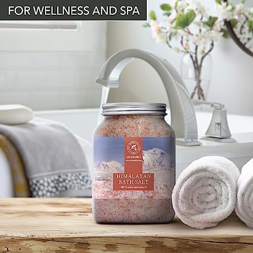Himalayan Salt Pink Crystal Salt 46 Oz - 100% Pure & Natural - Himalayan Salt for Good Sleep - Stress Relief - Detox Cleanse