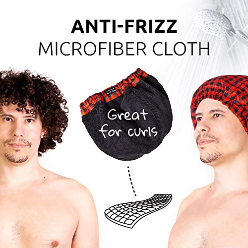 Black Shower Cap for Men