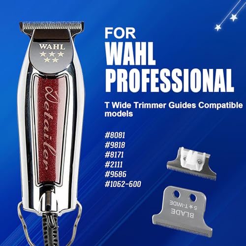 2215 T Wide Adjustable Trimmer Blades for Wahl 5 Star Series Detailer (8081) and Cordless Detailer LI (8171) Hair Clippers Blades-Model 2215