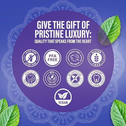 GuruNanda Ready-to-Go Disposable Mini Travel Toothbrushes - Butter on Gums Softex Bristles, Pre-Pasted Toothbrush & Toothpick - Fluoride-Free, No Rinsing Needed, 70 Ct