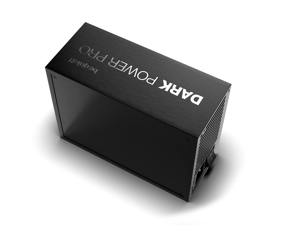 be quiet! Dark Power Pro 13 1600W Power Supply | ATX 3.1 Compliant | 80 Plus Titanium | Digital Regulation, for PCIe 5.0 and 6+2 Graphics Cards | 2X 12VHPWR Cable Incl | BN501