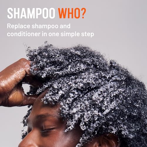 Hairstory New Wash Rich, Ultra-Moisturizing Cleansing Cream for Dry & Thick Hair, Detergent Free Shampoo & Conditioner Alternative, Restores Softness & Shine, 8oz