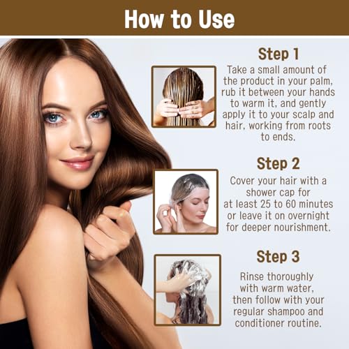 100% Raw Batana Oil by Dr. Sebi for Hair GrowthㅣNatural Hair Growth OilㅣSplit End PreventionㅣHair Thickening & Stronger Hair Treatment