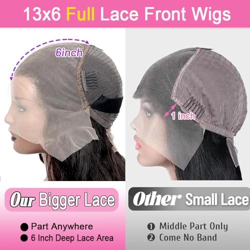 28 INCH 13x6 Lace Front Wigs Human Hair Body Wave Lace Front Wigs Human Hair Pre Plucked With Baby Hair Glueless Wigs For Women Hd Lace Front Wigs 180% Density