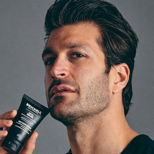 Brickell Men's Hair Styling Sculpting Hair Glue For Men, All Day Lasting Hold for Sculpting and Shaping Hair, 2 Ounce, Scented (2 oz)