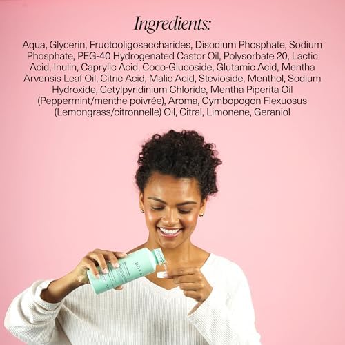 Boka Renew Mouth Wash for Adults - Mouthwash Alcohol Free, Mouth Rinse Fluoride Free Mouthwash, Freshens Breath, Oral Rinse Mouthwash No Alcohol, Mouth Wash for Gums, Mouthwash Gum Health