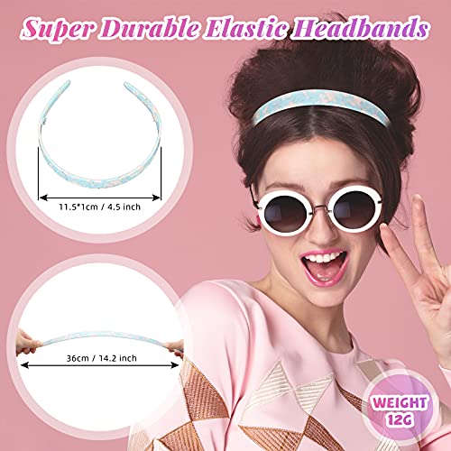 3 Colors Tortoise Shell Headband Set: Wide Acetate, Resin, Skinny Thin Headbands with Teeth for Women and Girls (White Laser, Leopard, Ivory)