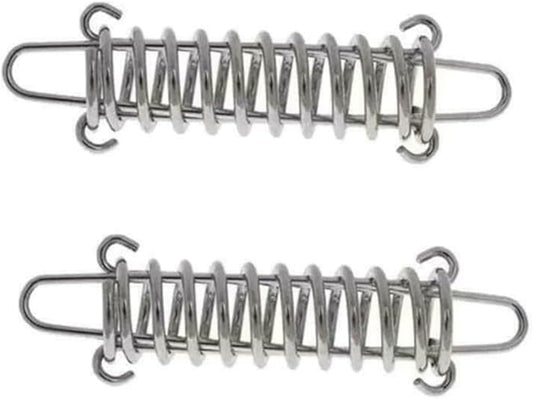 2pcs Tent Wind Spring Wind Rope Buckle,Outdoor Camping High Strength Steel Rope Buckle,Tent Fixed Buckle Spring Hook Buckle