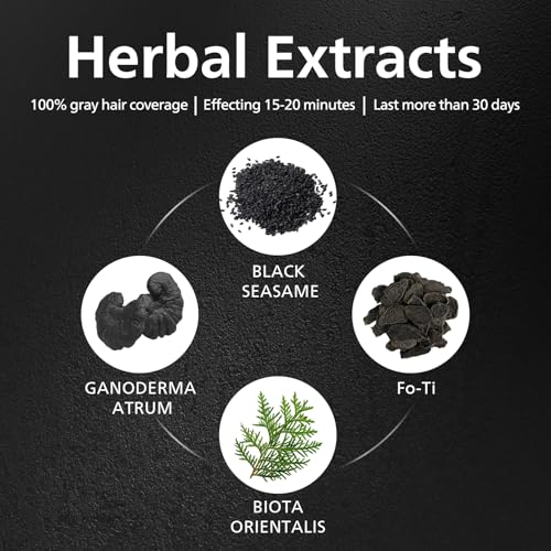 Black Soap for Gray Hair Grey Hair Reverse Bar Shampoo with 1.7 Oz