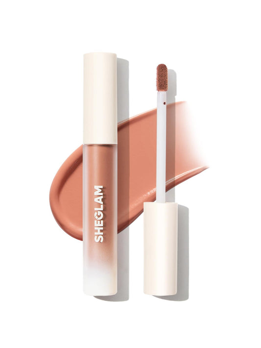 SHEGLAM Matte Allure Liquid Lipstick Long Lasting High Pigment Lipstick Nourishing Sunflower Oil Reduce Lip Care-True Faith