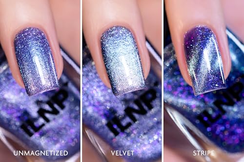 ILNP Shooting Star - Icy Blue Magnetic Shimmer Nail Polish