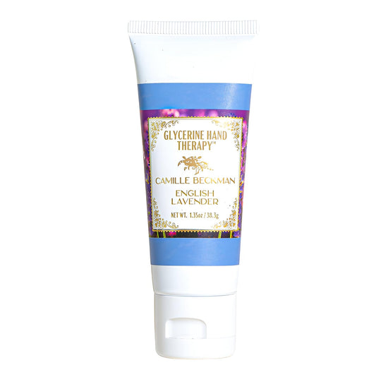 Camille Beckman Glycerine Hand Therapy Cream, English Lavender, 1.35 Ounce