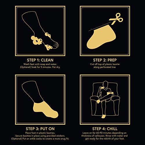 (Pack of 2) for Men - Extra Large - Extra Strength - Exfoliating Dry Feet Treatment - Callus Remover - Unscented - Paraben and Fragrance Free