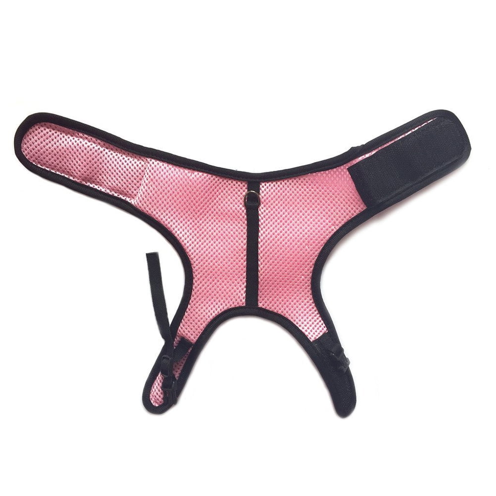 2pcs Harness with Lead for Rabbits Bunny Little Pets - Size XL(Pink)