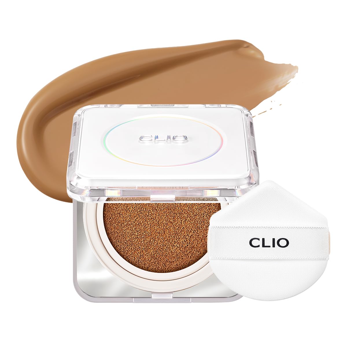 CLIO Kill Cover Founwear Cushion Foundation – Korean Makeup, Full High Coverage, Airy Satin Finish, Skin Fit, 32C MAPLE