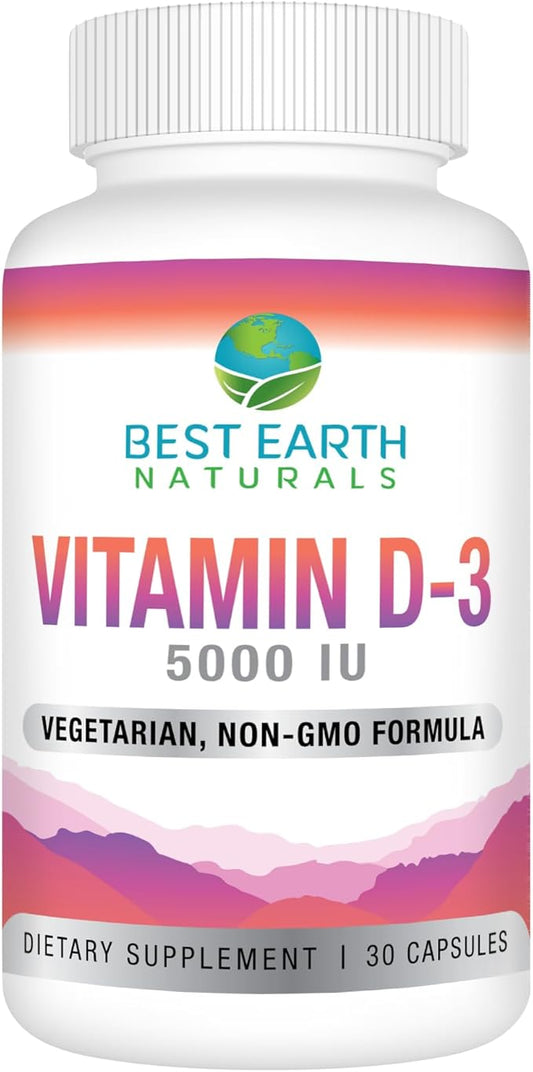 Best Earth Naturals Vitamin D-3 5000 IU