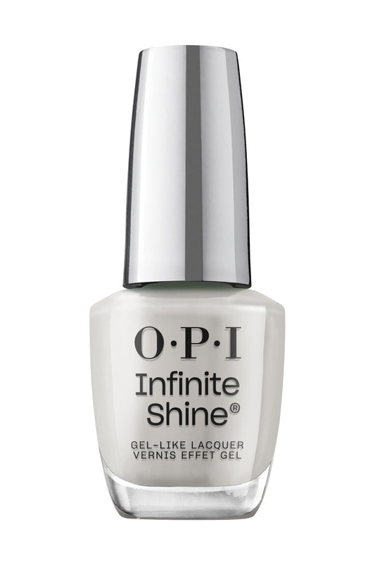 OPI Infinite Shine Gray it on Me | Opaque Soft Gray Crème Long Wear Gel Like Nail Polish | Vegan, Long Lasting, Streak Free