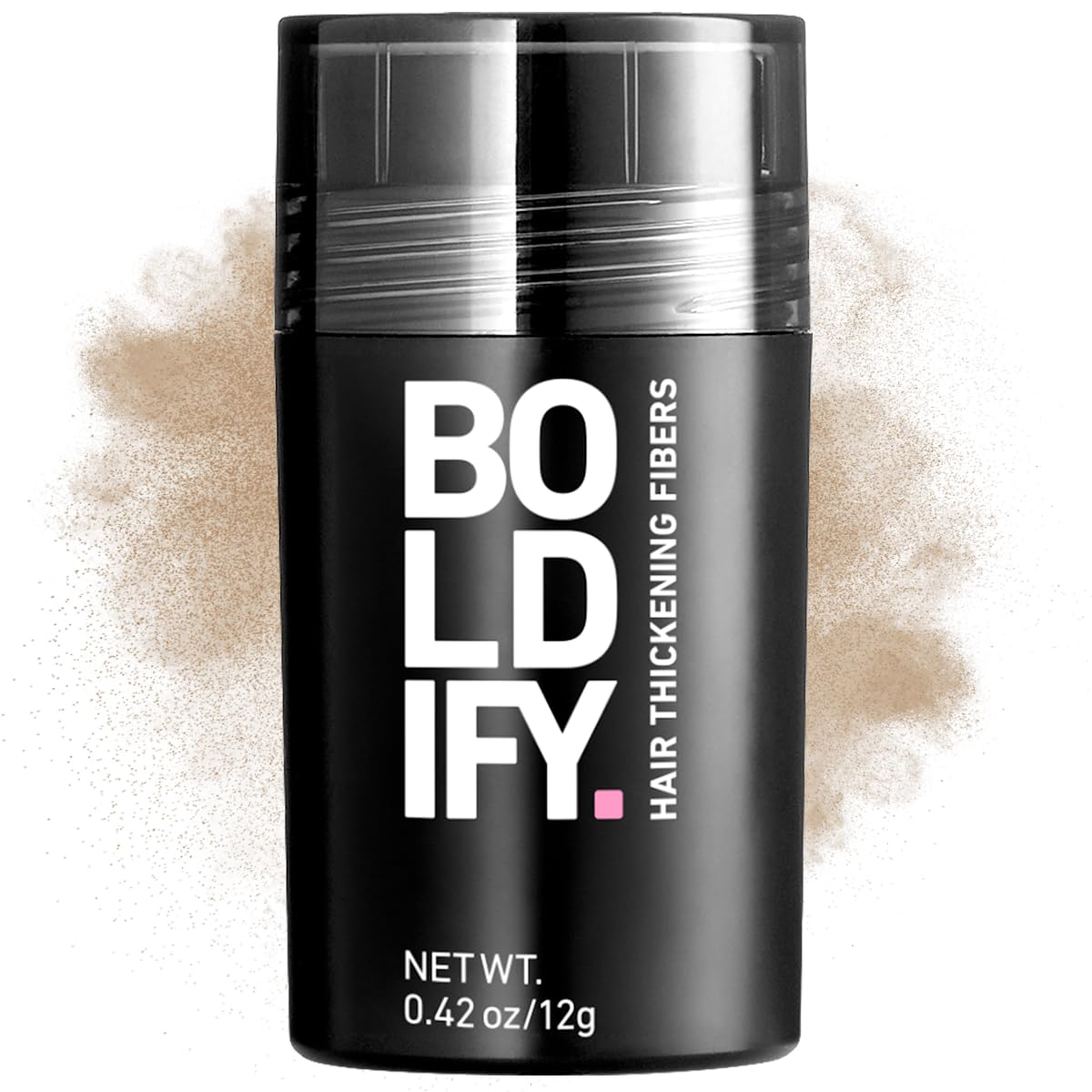 BOLDIFY Hair Fibers 12g | Dark Gray | Thinning Hair Solution for Men & Women