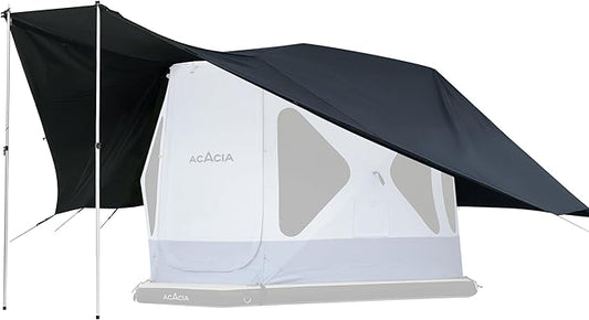 ACACIA Canopy XL for Space Acacia Camping System, PU2000 Waterproof Camping Tarp for 4 Season Camping, UPF50+ Sunproof Tent Tarp with 4 Telescoping Poles, Carry Bag, Star Night