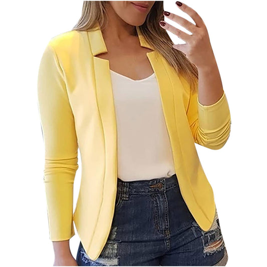 Blazers for Women Blazers for Women Short Fall Jackets Tops Dressy Long Sleeve Shirts Casual Lightweight Cardigan Coat Sexy Cropped Blazer Fashion Outfits 2024