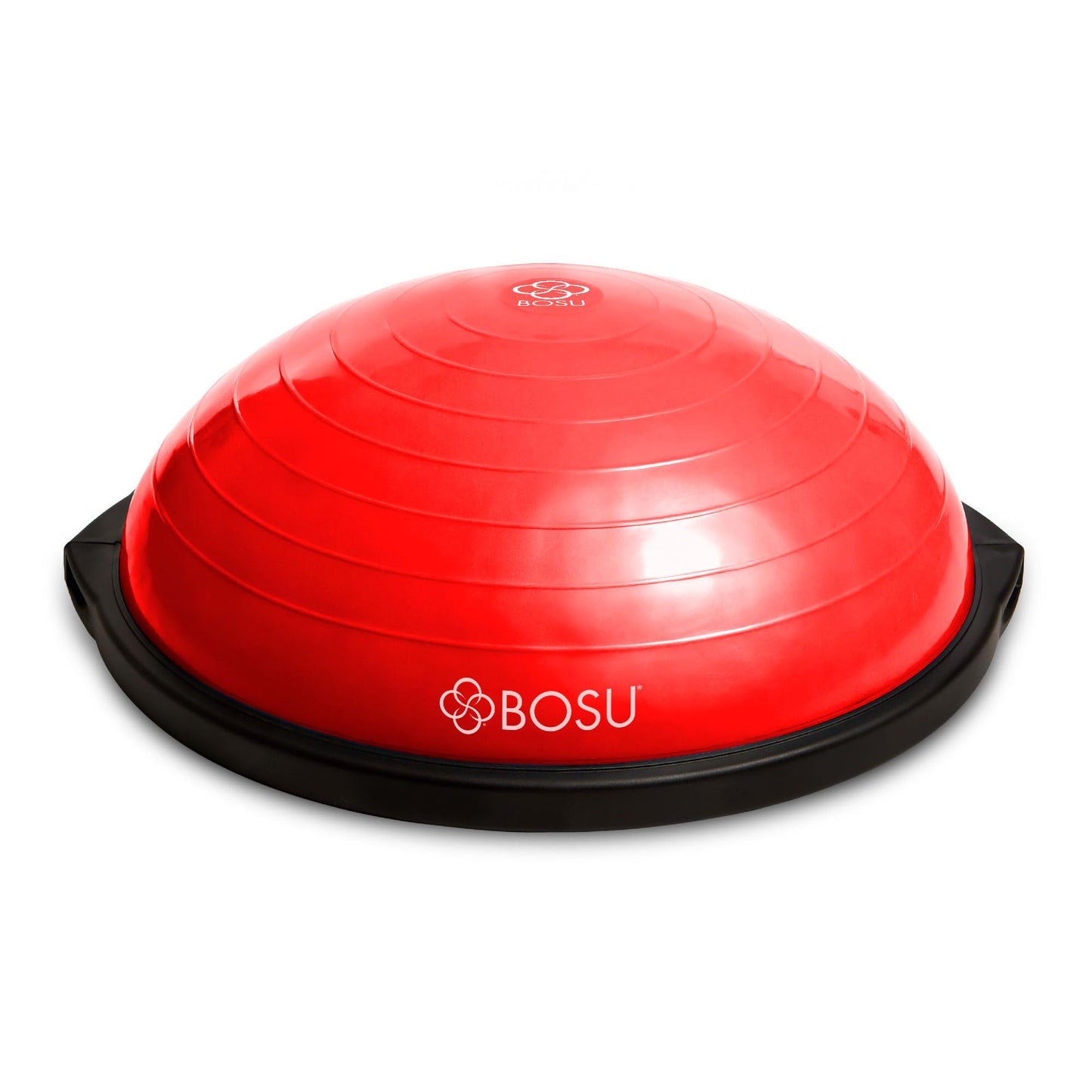 BOSU 26 Inch Pro Balance Trainer Ball Exercise Fitness Gym Equipment for Yoga, Sports, Personal Trainer, and Physical Therapy, Red, Black