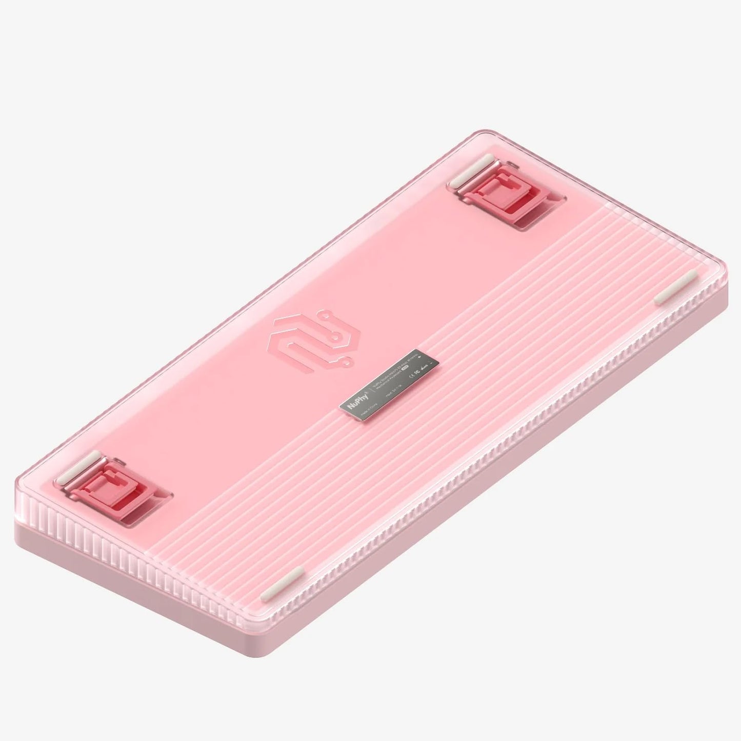 nuphy Halo75 V2 Mechancial Gaming Kyeboard,75% Wireless Hot Swappable Bluetooth Keyboard,83 Kyes RGB Backlit Keyboard,Support Bluetooth/2.4GHz/USB-C (Pink, Lemon (55gf))