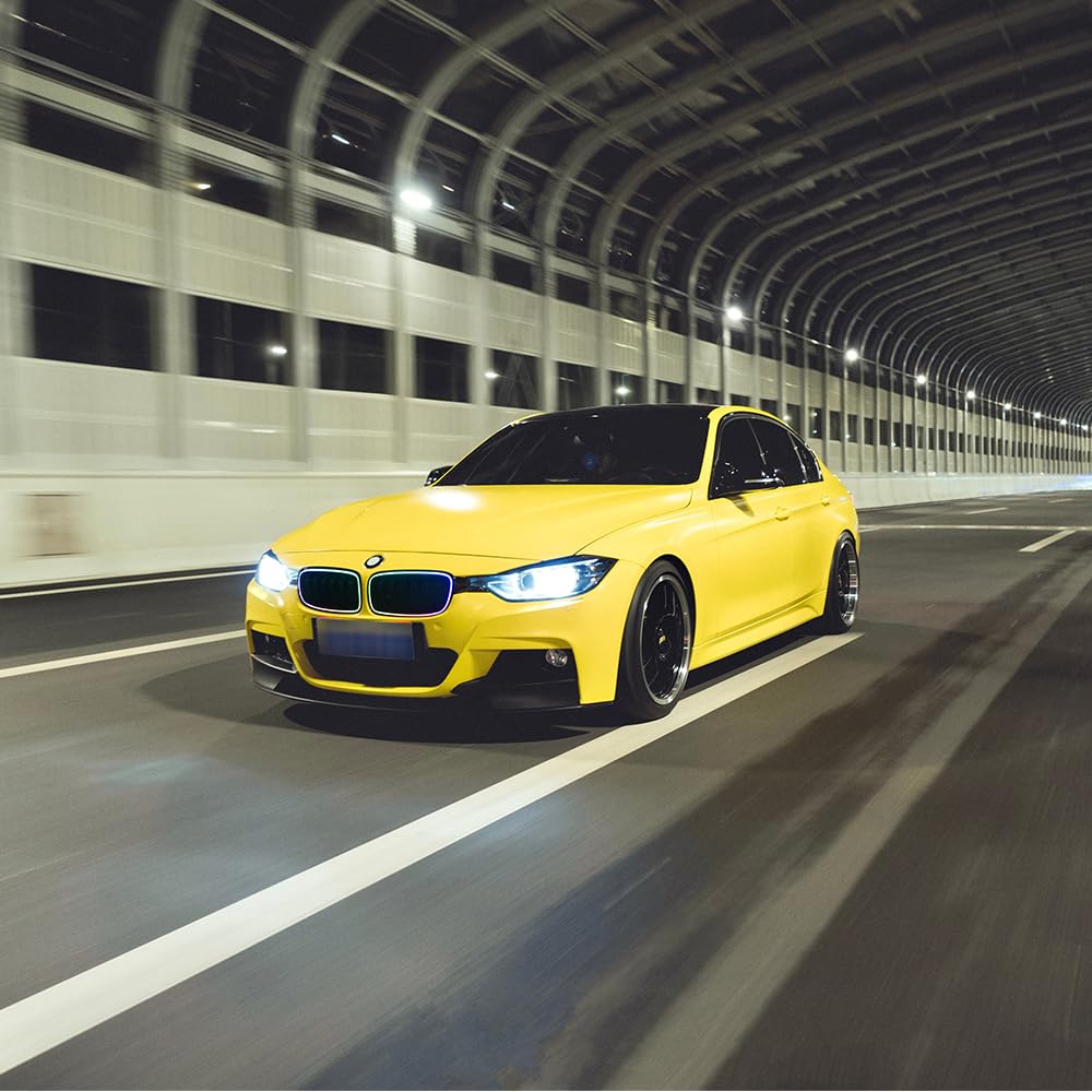 RGB Grille Light for 2013-2018 BMW F30 F31 3-Series 320i 328i 328d 330i 335i 330e 340i LED Front Grill Lights Accessories Replacement with Start-up Animation DRL Multicolor(1 Pair)