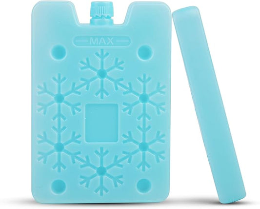 Bodaon Ice Packs for Lunch Boxes, Lunch Cooler Bag, Reusable Small Lunch Box Ice Pack for Cooler, Lunchbox Accessories, Lunch Bag Freezer Long Cold Blue Ice Packs Blocks for Coolers, Kids, Adults