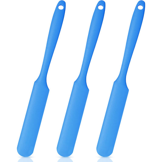 3 Pieces Non-Stick Wax Spatulas Silicone Spatula Waxing Applicator Hair Removal Sticks Applicator Spatula Reusable Scraper Hard
