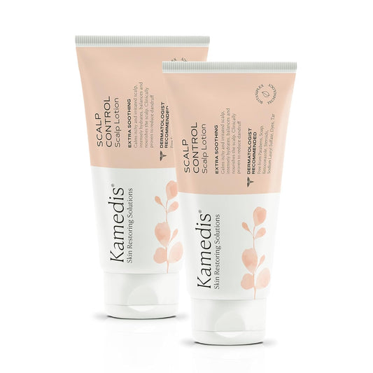 KAMEDIS Moisturizer Leave-On Botanical Scalp Lotion. For Dandruff, Dry, Itchy, Flaky and Sensitive Scalp Skin. Over-Night Head Mask, Parabens Free. 3.38 Fl Oz. (Scalp Lotion (2pk))