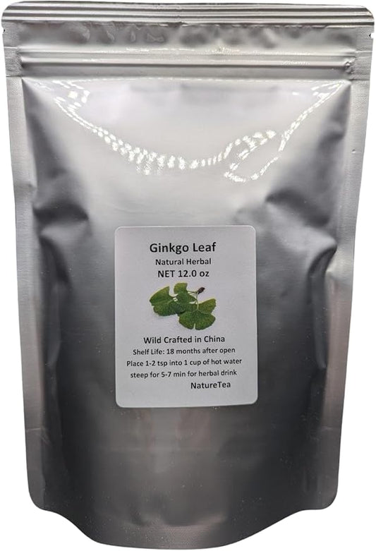 Ginkgo Leaf - Ginkgo Biloba Loose Leaf 100% from Nature (04 oz)