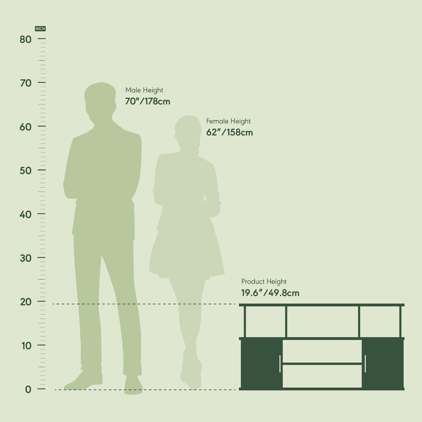 Furinno JAYA Large Entertainment Stand for TV Up to 55 Inch, French Oak Grey/Black