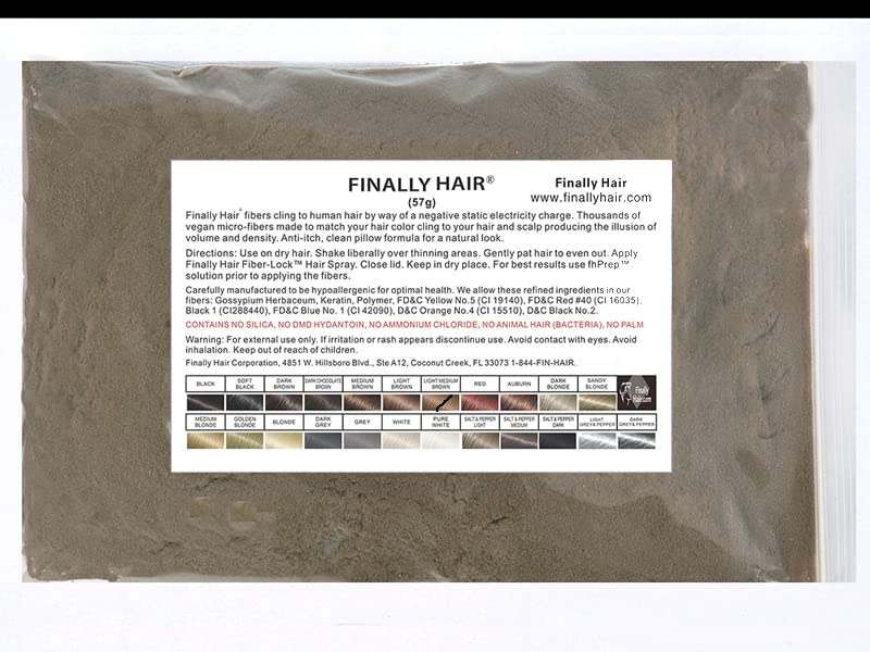 Hair Building Fibers 57 Grams. Highest Grade Refill That You Can Use for Your Bottles From Competitors Like Toppik?, Xfusion?, Miracle Hair? (Light Medium Brown - our lightest brown shade))