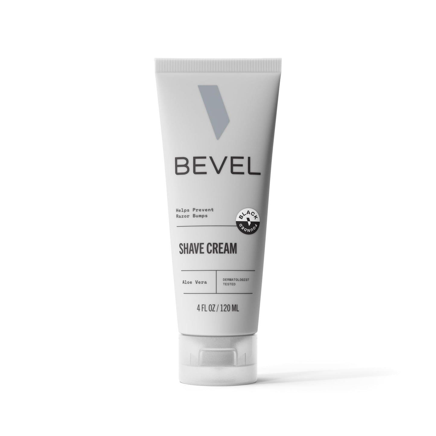 Bevel Shaving Cream For Men, Moisturizing Shave Cream With Aloe Vera And Vitamin E To Soothe Skin And Prevent Razor Bumps, 4 Fl