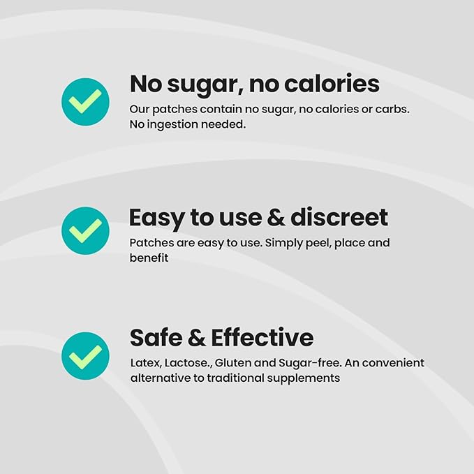 Bone Health Complete Duo Lifestyle Patches Vita D3/K2, Calcium Magnesium - Self Adhesive Time Release Topical Patch, 8-10 Hours (60 Day Supply)