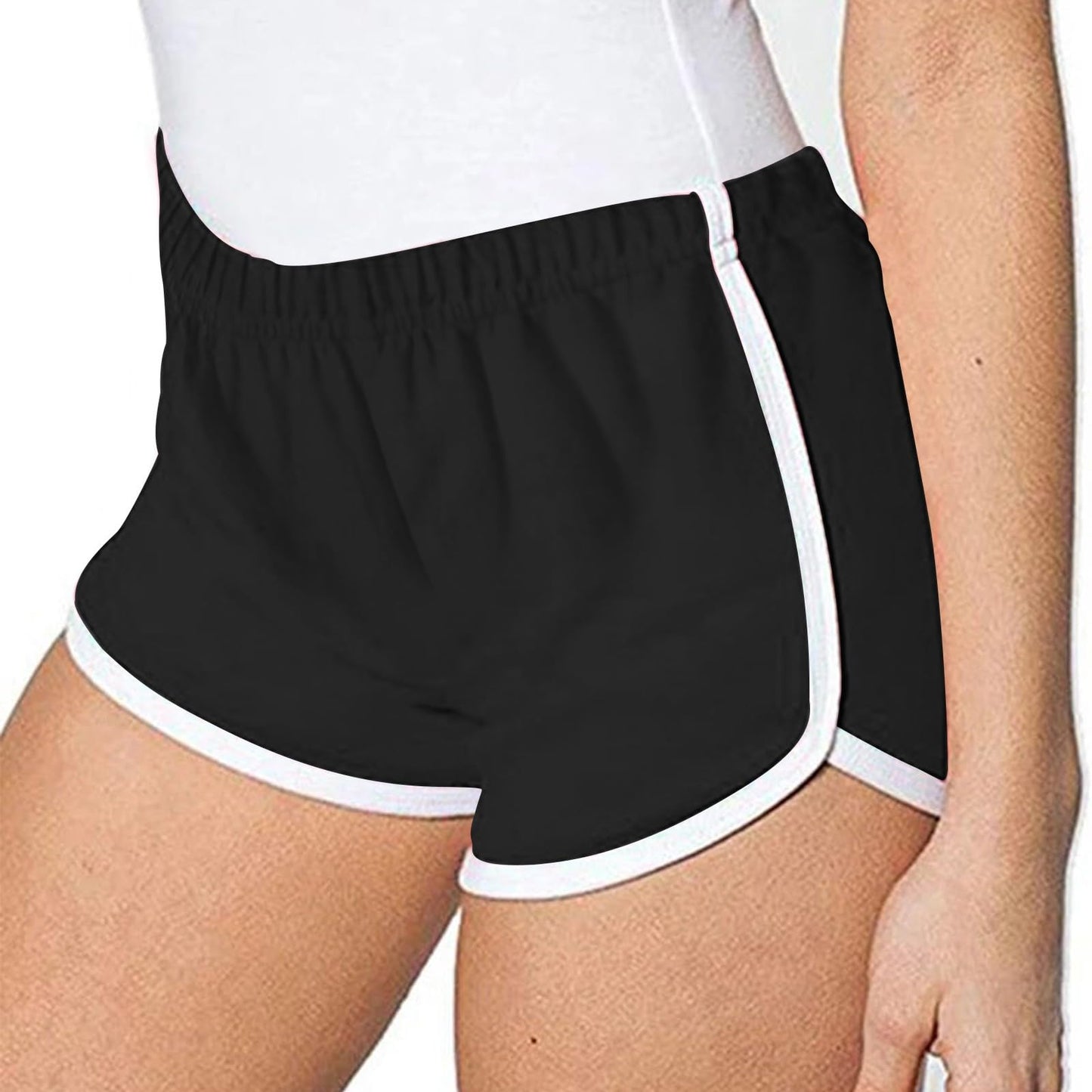 3 Pack Athletic Shorts for Women Multipack Running Shorts Elastic Waist Biker Shorts Plus Size Workout Gym Shorts